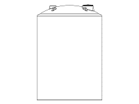 Snyder Vertical Chemical Tank (ASTM Certified) - HDLPE - 18800 Gallons