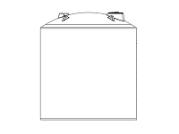 Snyder Vertical Chemical Tank (ASTM Certified) - HDLPE - 13800 Gallons