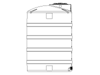 Snyder Vertical Chemical Storage Tank - 1000 Gallon