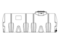 Snyder Horizontal Leg Tank - 1025 Gallon