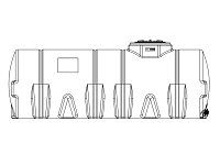 Snyder Horizontal Leg Tank - 1025 Gallon