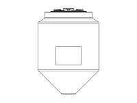Snyder Cone Bottom Tank (1.9 HDLPE) - 150 Gallon