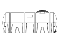 Snyder Horizontal Leg Tank - 2035 Gallon