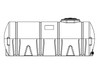 Snyder Horizontal Leg Tank (Heavy Duty) - 2035 Gallon