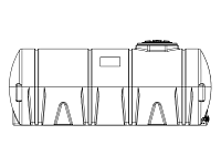 Snyder Horizontal Leg Tank (Heavy Duty) - 2035 Gallon