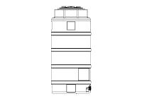 Snyder Vertical Water Storage Tank (Natural White) - 300 Gallon