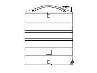 Snyder Vertical Water Storage Tank (Natural White) - 6500 Gallon