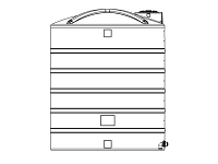 Snyder Vertical Chemical Storage Tank - 6500 Gallon