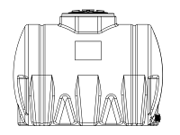 Snyder Horizontal Leg Tank - 730 Gallon