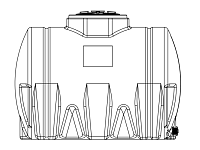 Snyder Horizontal Leg Tank - 730 Gallon