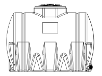 Snyder Horizontal Leg Tank (Heavy Duty) - 730 Gallon