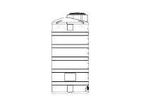 Snyder Vertical Water Storage Tank (Natural White) - 750 Gallon