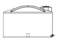 Snyder Vertical Chemical Storage Tank - 5000 Gallon