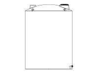 Snyder Vertical Chemical Storage Tank - 12000 Gallon