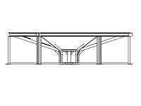 Snyder Cone Bottom Tank Stand (For 3600, 4600, 5000 Gallon) - 15 Degree