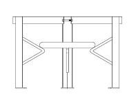 Snyder Cone Bottom Tank Stand (For 110 Gallon) - 30 Degree