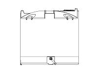 Snyder Vertical Water Storage Tank (Natural White) - 2000 Gallon