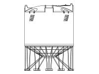 Snyder Cone Bottom Tank (1.9 HDLPE) - 2000 Gallon