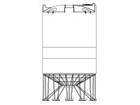 Snyder Cone Bottom Tank (1.9 HDLPE) - 3000 Gallon