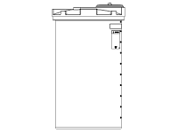 Snyder Vertical Chemical Tank (ASTM Certified) - HDLPE - 250 Gallons