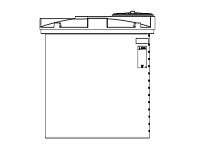 Snyder Vertical Chemical Tank (ASTM Certified) - HDLPE - 360 Gallons