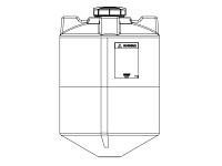 Snyder Cone Bottom Tank (1.9 HDLPE) - 110 Gallon