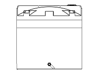 Snyder Vertical Chemical Storage Tank - 5000 Gallon