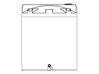 Snyder Vertical Chemical Storage Tank - 6500 Gallon