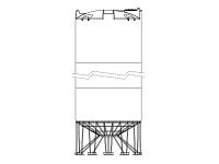 Snyder Cone Bottom Tank (1.9 HDLPE) - 6500 Gallon