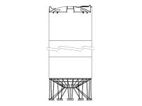 Snyder Cone Bottom Tank (1.9 HDLPE) - 6500 Gallon