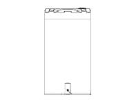 Snyder Vertical Water Storage Tank (Natural White) - 6000 Gallon