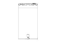 Snyder Vertical Water Storage Tank (Natural White) - 6000 Gallon