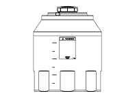 Snyder Vertical Chemical Tank (ASTM Certified) - HDLPE - 110 Gallons