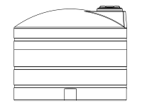 Snyder Vertical Chemical Tank (ASTM Certified) - HDLPE - 1500 Gallons
