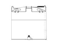 Snyder Vertical Water Storage Tank (Natural White) - 2000 Gallon