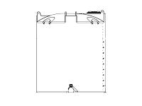 Snyder Vertical Water Storage Tank (Natural White) - 2500 Gallon