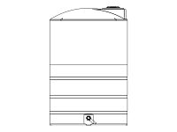 Snyder Vertical Chemical Storage Tank - 5000 Gallon