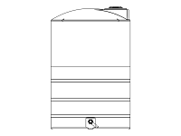 Snyder Vertical Chemical Storage Tank - 5000 Gallon