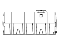 Snyder Horizontal Leg Tank (Heavy Duty) - 2600 Gallon