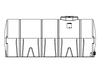 Snyder Horizontal Leg Tank - 2600 Gallon