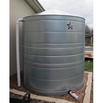 Galvanized Steel Water Storage Cistern Tank (5\'6\"D x 5\'8\"H) - 1000 Gallon 1