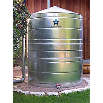 Stainless Steel Water Storage Cistern Tank (5\' D x 7\'H) - 1000 Gallon 1