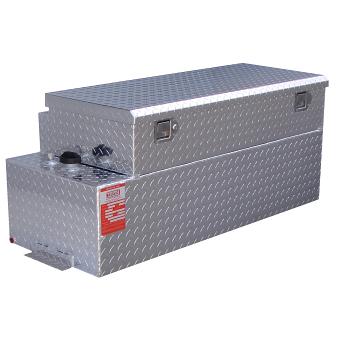 ATI 42 Gallon Diesel Auxiliary Tank & Toolbox Combo (9\" Lid) 1