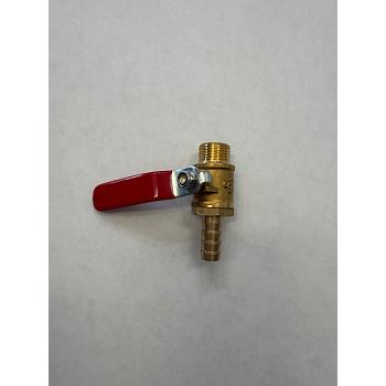 ATI Hose Barb Shutoff Valve 3/8\" NPT x 3/8\" Hose Barb 1