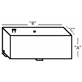 ATI Custom Rectangular Aluminum Fuel Tank 1