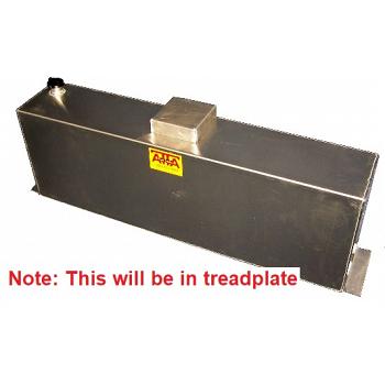 ATTA 40 Gallon Diesel Auxiliary Fuel Tank (Treadplate Finish) 1