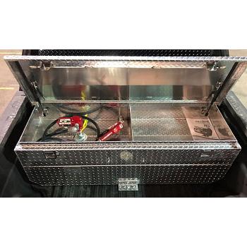 ATTA Rectangular Transfer Tank And Toolbox Combo - 50 Gallon 1