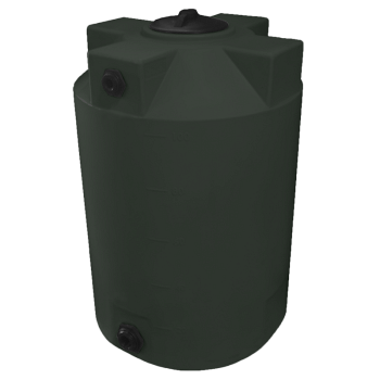 Bushman Vertical Water Storage Tank - 100 Gallon (Dark Green) 1