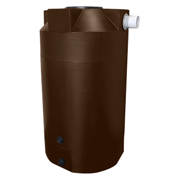 Bushman Rain Harvesting Storage Tank - 125 Gallon (Dark Brown) 1