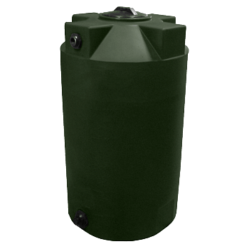 Bushman Vertical Water Storage Tank - 125 Gallon (Dark Green) 1